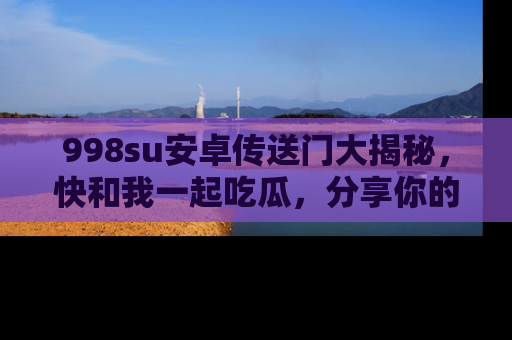 998su安卓传送门大揭秘，快和我一起吃瓜，分享你的发现！