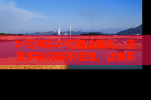 冲哥黑料冲哥精选网页：丰富多彩的娱乐信息，让你乐不停息