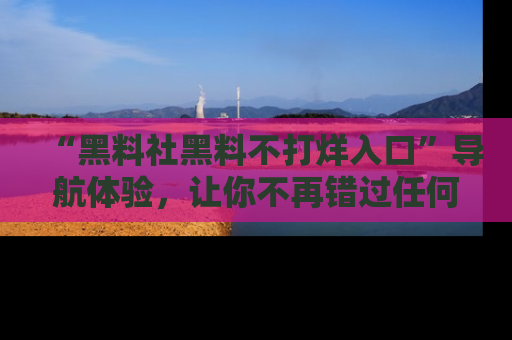 “黑料社黑料不打烊入口”导航体验，让你不再错过任何精彩黑料