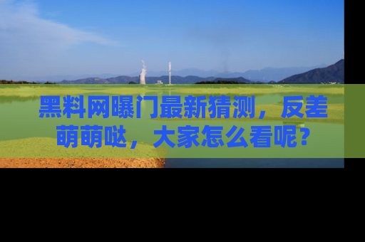 黑料网曝门最新猜测，反差萌萌哒，大家怎么看呢？