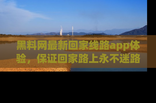 黑料网最新回家线路app体验，保证回家路上永不迷路顺畅