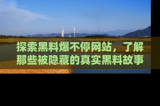 探索黑料爆不停网站,了解那些被隐藏的真实黑料故事
