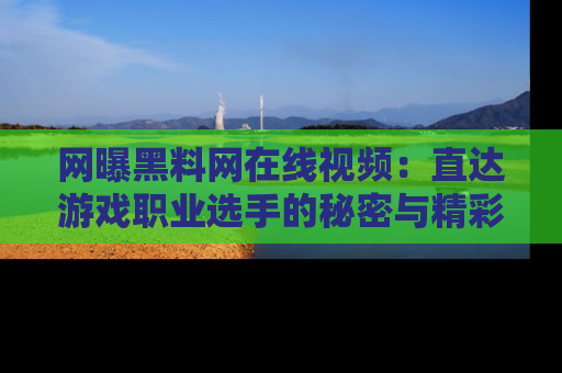 网曝黑料网在线视频:直达游戏职业选手的秘密与精彩动漫片段!
