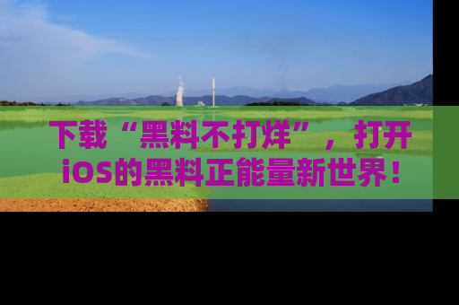 下载“黑料不打烊”,打开iOS的黑料正能量新世界!