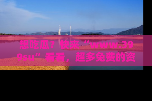 想吃瓜？快来“www.399su”看看，超多免费的资源让你尽情享受！