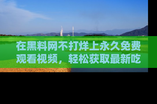 在黑料网不打烊上永久免费观看视频,轻松获取最新吃瓜资讯!