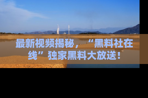最新视频揭秘,“黑料社在线”独家黑料大放送!